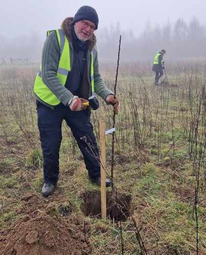 VOLUNTEERS helped plant 100 new fruit trees have been planted in Rochford’s Cherry Orchard Country Park.