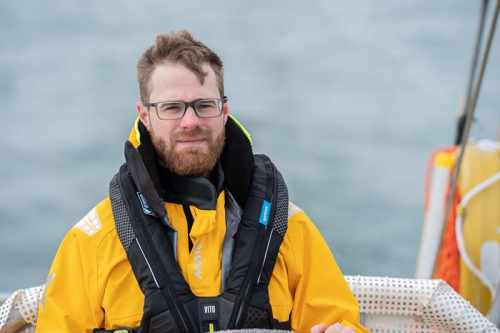 A RAYLEIGH skipper is gearing up to join a team of sailors on a 13-month race around the globe.