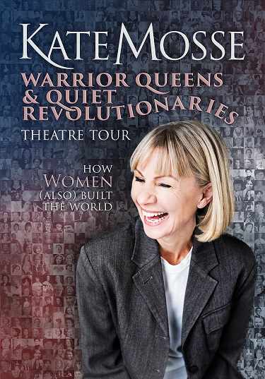 One woman show - Warrior Queens & Quiet Revolutionaries - INTERNATIONAL multi-million selling author Kate Mosse OBE exchanges her pen for the stage and turns performer in her first ever one woman show, coming to the Palace Theatre on March 30.