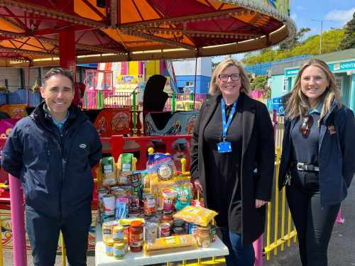 A WESTCLIFF-based charity benefitted from a donation drive at Adventure Island.