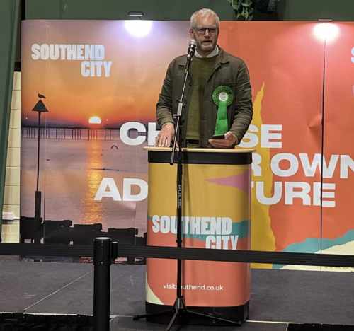 THE Green Party’s Leigh Ward candidate in the local elections, Richard Longstaff,  has made local history by becoming the first ever Green Party Councillor elected to serve on Southend City Council.