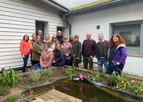 NHS workers gave their time to help plant at a mental health charity garden in Westcliff.