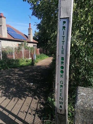 Leigh On Sea News. Greenway Made Safer - Work has begun to start installing solar-powered lamp posts along the Prittlebrook Greenway, after residents asked for safety to be improved.