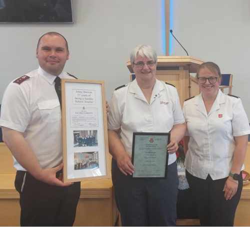 Leigh On Sea News. Children’s Worker Retires - A SALVATION Army member has been celebrated as she takes retirement after almost six decades of community work.