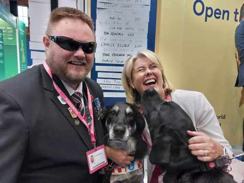 Leigh On Sea News. Guide Dogs Support - THE MP for Southend West reiterated her support for people with vision impairment at the recent Conservative Party Conference.
