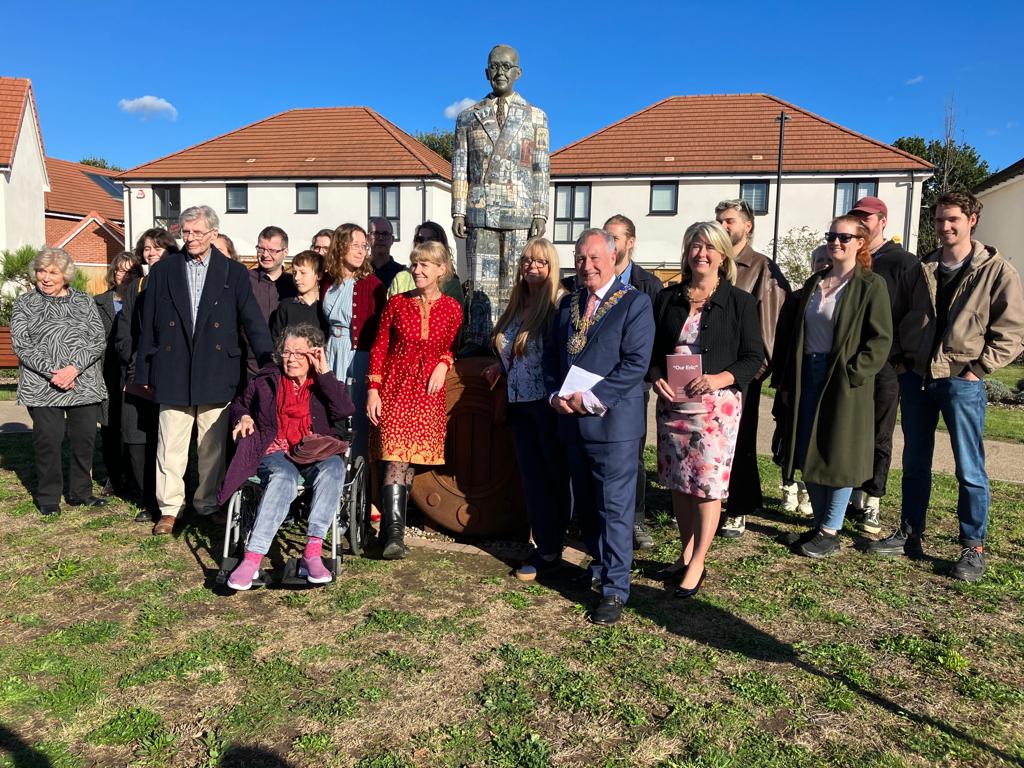 Leigh On Sea News: EKCO Centenary Exhibition - THREE years on from the completion of a sculpture celebrating one of Southend’s greatest companies, Eric Cole’s family were finally able to visit together.