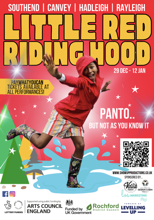 Little Red Panto - A LOCAL theatre writer, producer, and founder of Show Up Productions is bringing a fresh take on panto to audiences across South Essex this January.