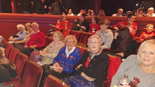 Leigh On Sea News: He’s behind you! - RESIDENTS enjoyed a festive trip to the pantomime, thanks to Leigh Town Council’s Community Transport scheme.