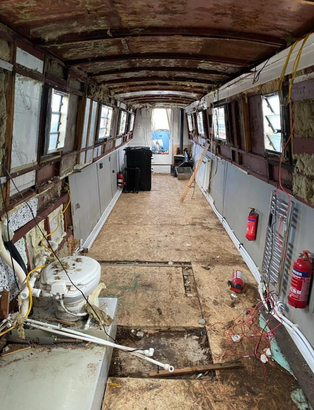 Leigh On Sea News: Couple Transform Narrowboat - LEIGH couple who bought a “mouldy” narrowboat on Facebook Marketplace and renovated it into their dream home have reported that it saves them at least £10,000-a-year on rent in London.