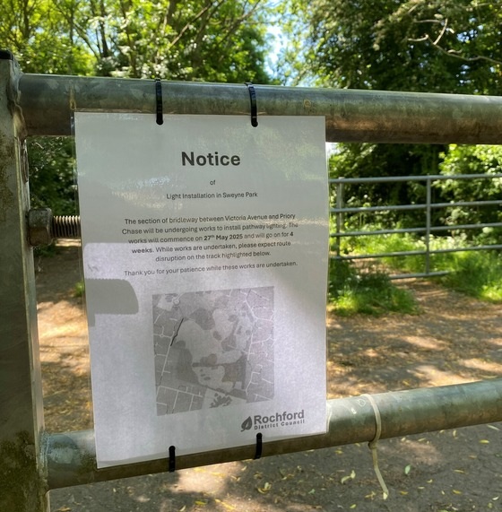 Leigh On Sea News: New Lighting Scheme – A KEY route through Sweyne Park in Rayleigh is set to benefit from improved lighting Leigh On Sea News: New Lighting Scheme - A KEY route through Sweyne Park in Rayleigh is set to benefit from improved lighting